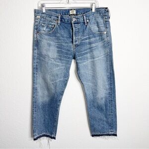 Citizens of Humanity Jeans Womens 31 Emerson Crop Slim Boyfriend Premium Vintage